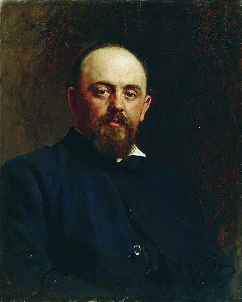 Ilya Repin Portrait of railroad tycoon and patron of the arts Savva Ivanovich Mamontov. oil painting image